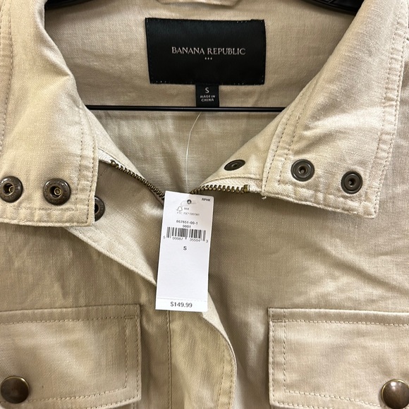 🔥🔥🔥NEW Banana Republic Linen Cotton Blended Jacket - Picture 5 of 8